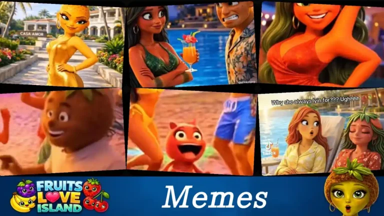 Fruit Love Island Memes Top Banner
